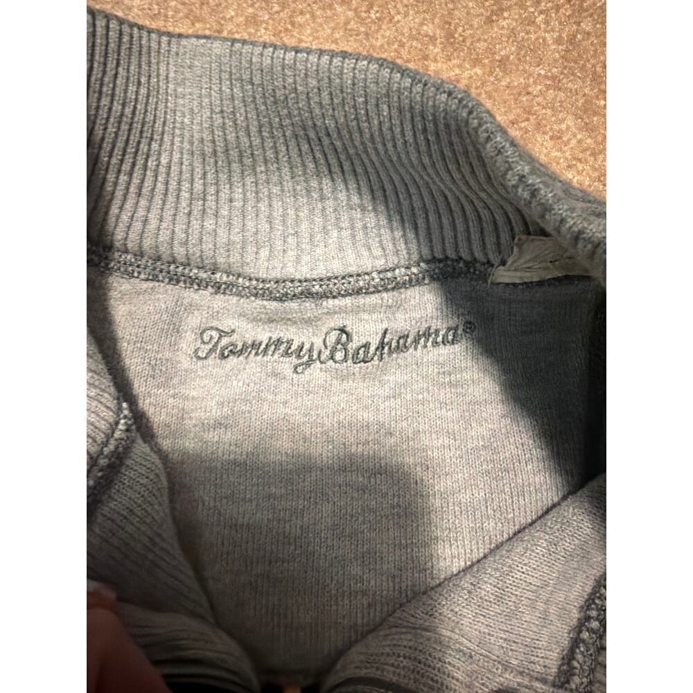 Tommy Bahama qtr zip sweater size L - Picture 2 of 4